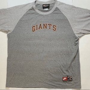 Vintage Y2K Nike Team Sports T-Shirt Men's 2XL Giants Gray